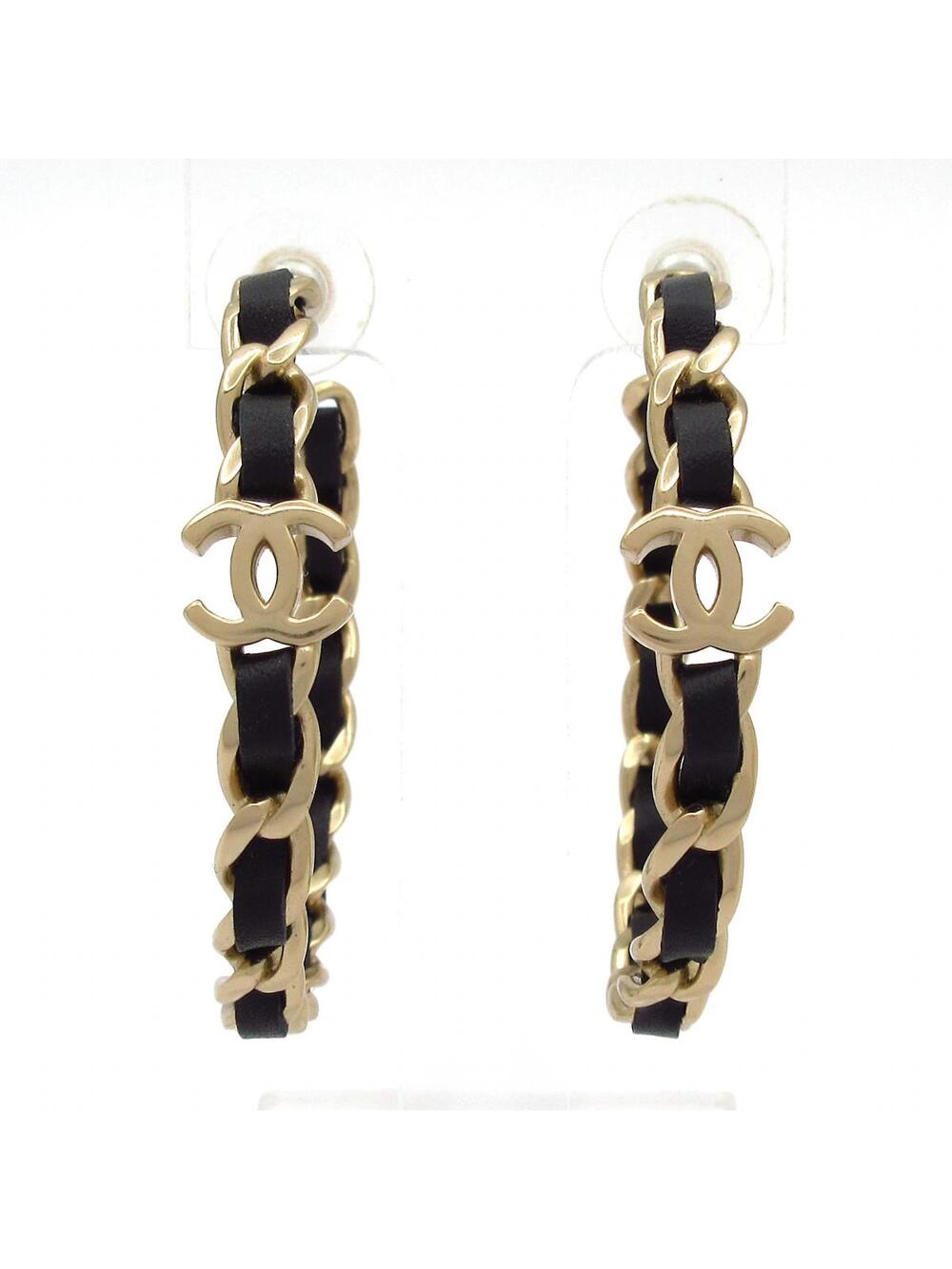 Chanel Black Gold Hardware Leather #373932C12B